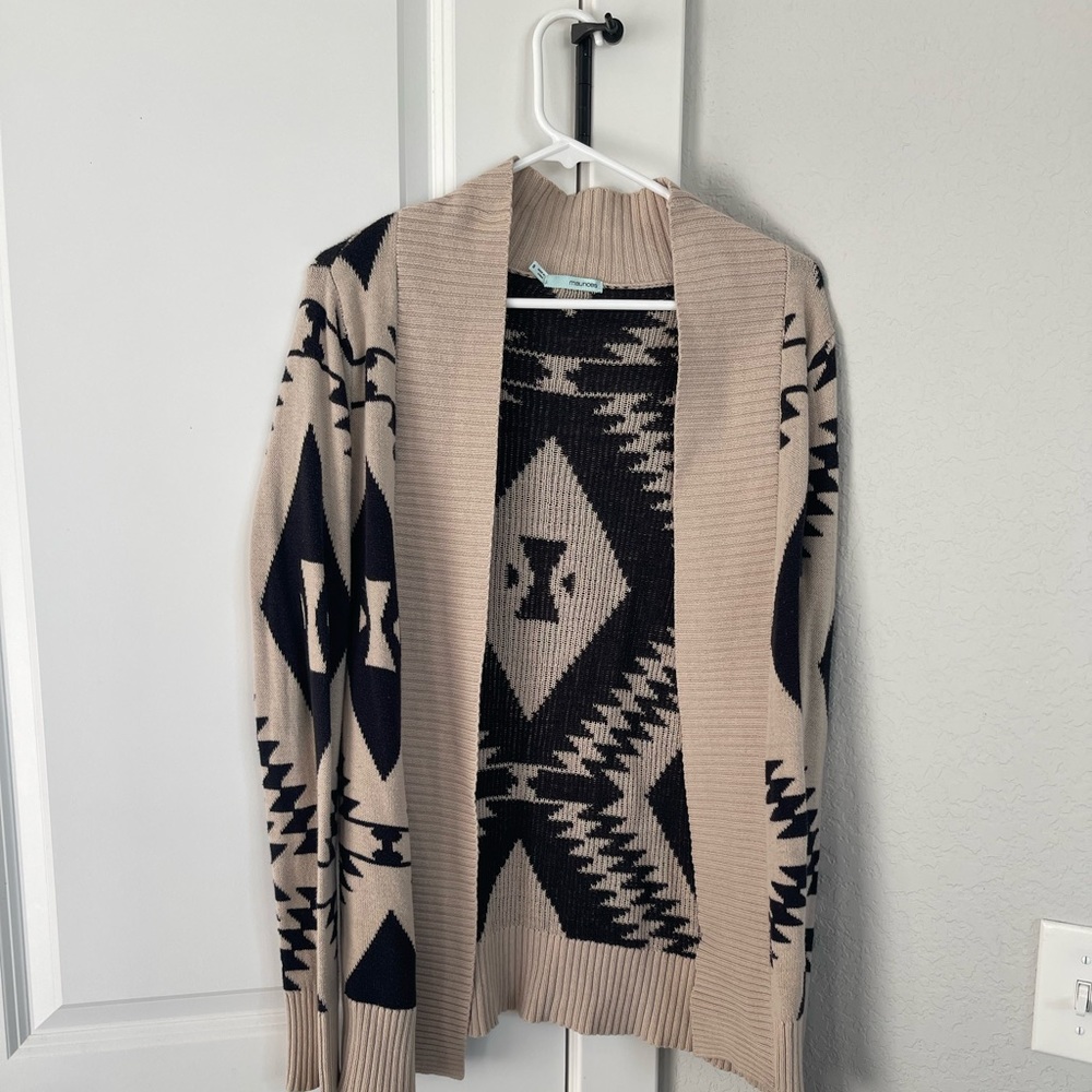 Printed cardigan